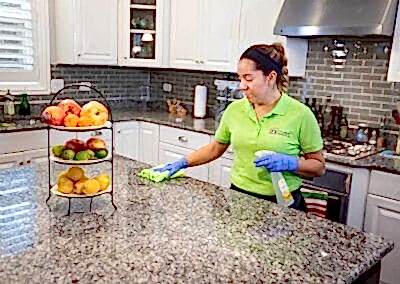 Tables are squeaky clean | Helping Hands Cleaning Services
