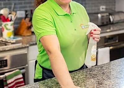 We wash and sanitize countertops | Helping Hands Cleaning Services