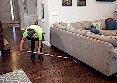 Cleaning living areas | Helping Hands Cleaning Services
