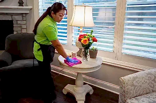 We offer recurring house cleaning services to help you maintain a fresh and clean home.